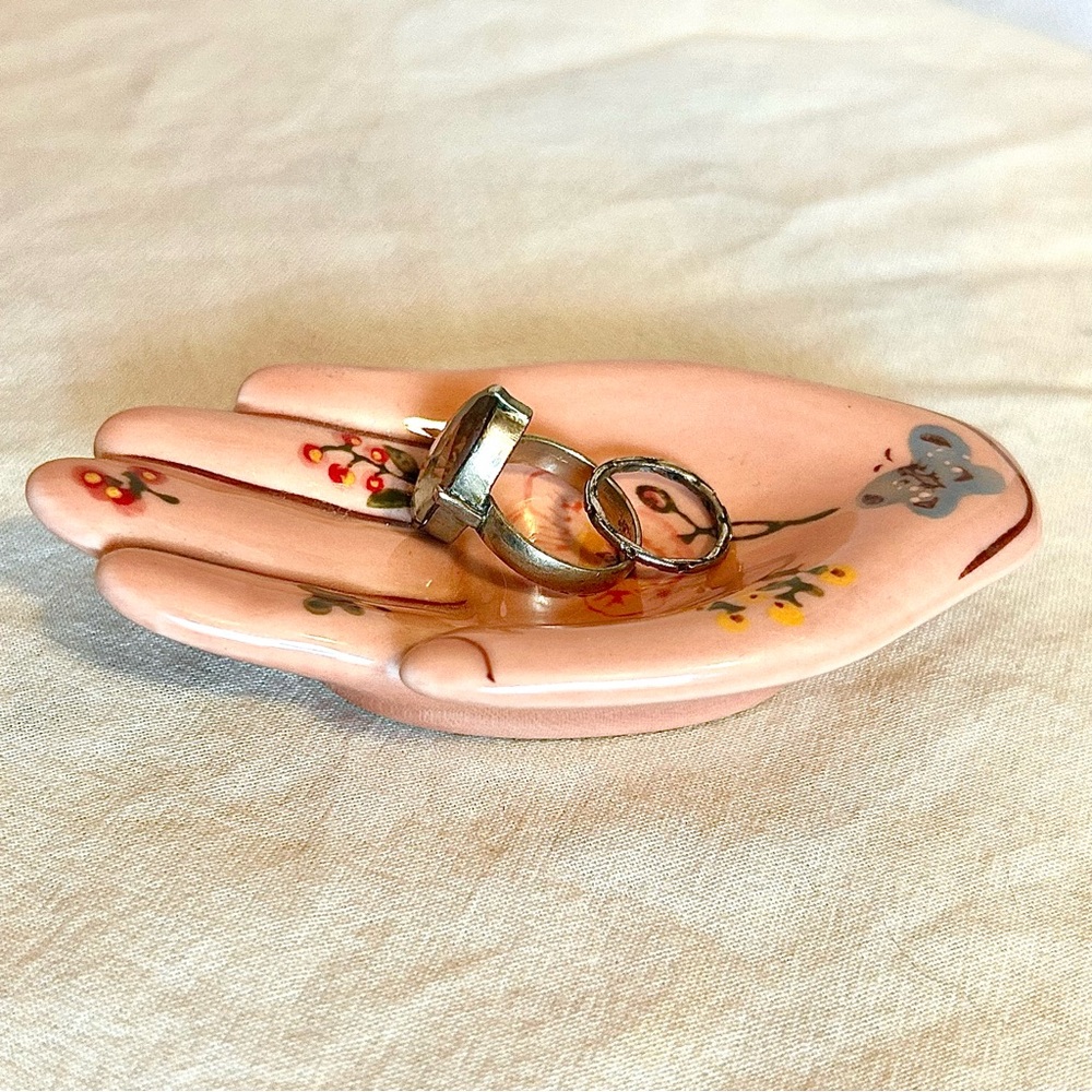 Anthropologie Hand-Shaped Trinket Dish Ring Holder